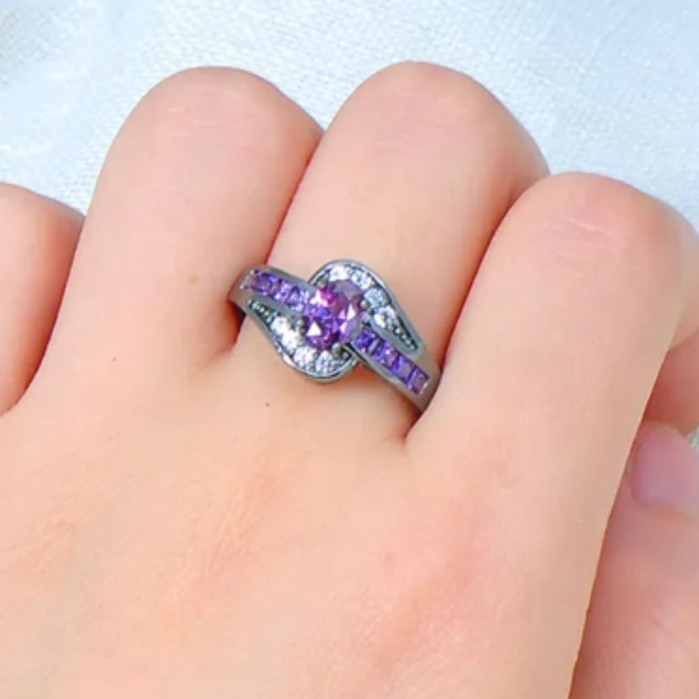 Amethyst Silver Ring